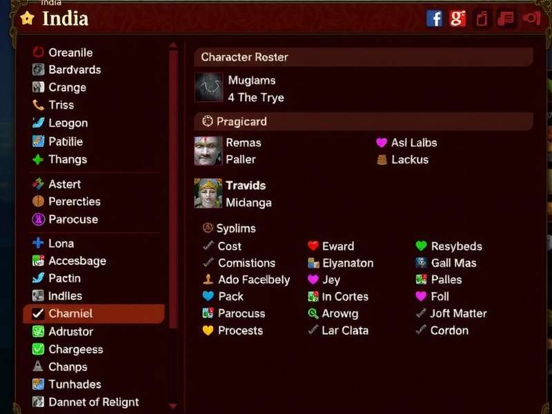 Legendary Chronicles India Character Roster Legendary Chronicles India Character Roster